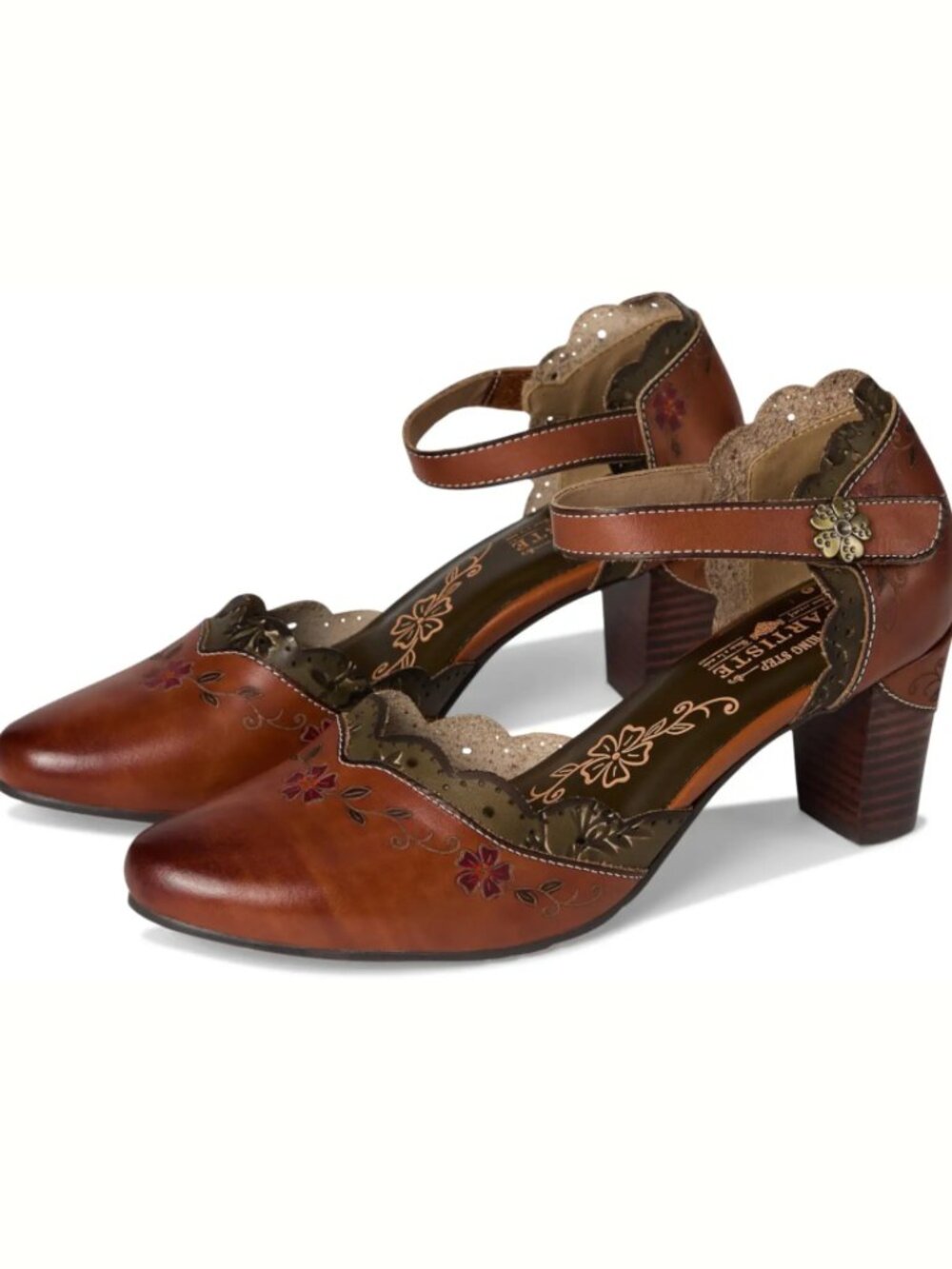 Spring Step Floral Lace Sayyes L'Artiste Aurelia Mary Jane Pump